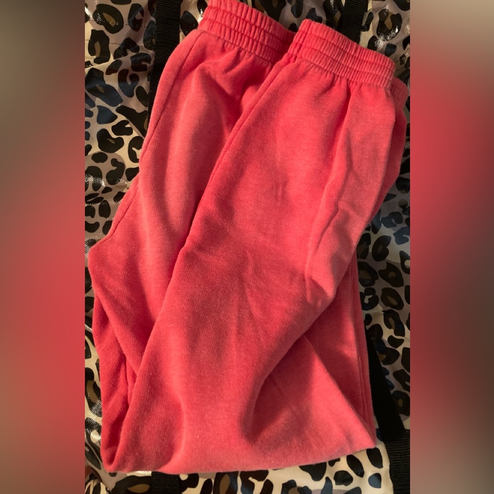 Victoria secret pink coral sweat pants